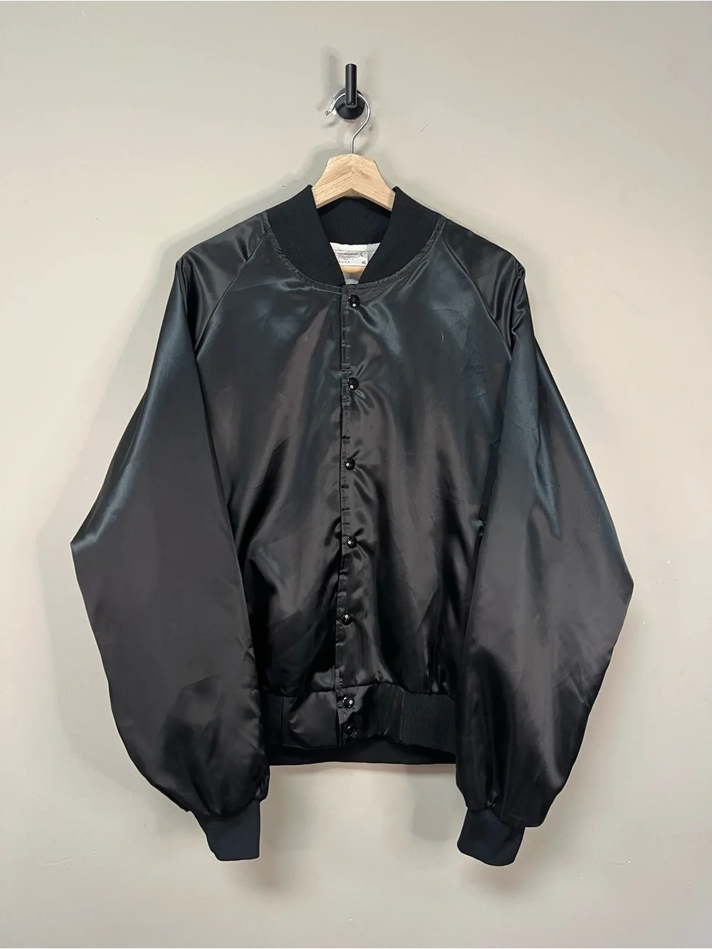 Vintage 90s Poker Satin Jacket - Picture 3 of 4
